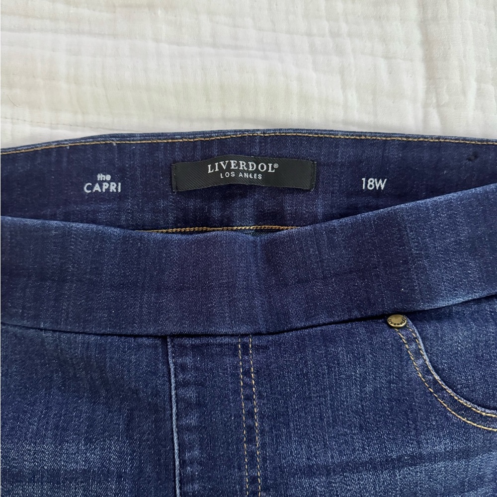 Liverpool size 18w pull on jeans with stretch